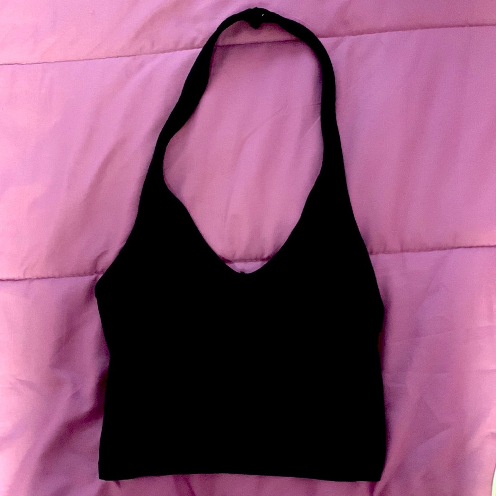 H&M Ladies Black Halter neck Top